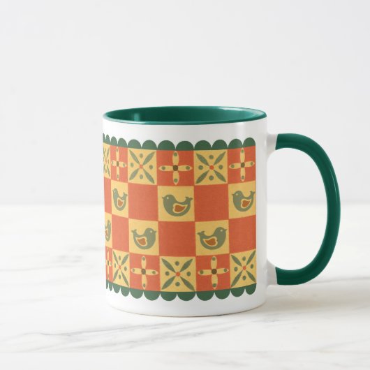 Vert de marche de tasse d'oiseaux (Droite)