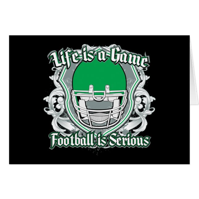 Vert de partie de football (Devant horizontal)