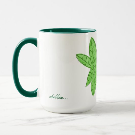 Vert de tasse de menthe poivrée de Cillin (Gauche)