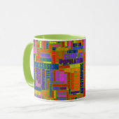 Vert de tasse de Wordle de biologie (Devant gauche)