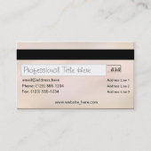 Vert du CARTE DE VISITE de style de carte de (Dos)