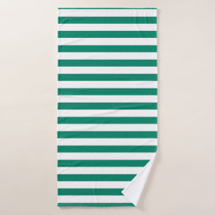 Vert émeraude bleu foncé rayures été