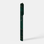 Vert émeraude et texture de marbre doré Luxe (Côté droit)
