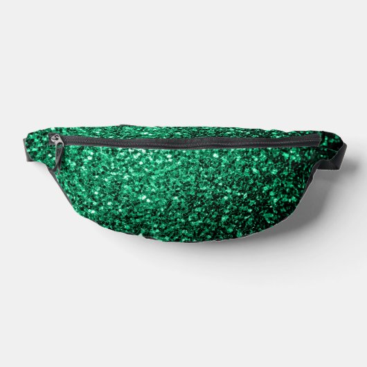 Vert émeraude faux paillettes scintillent (Poser)