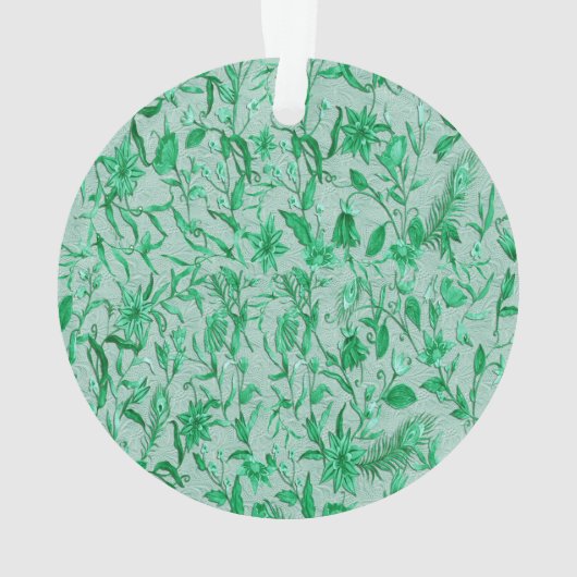 Vert émeraude sur support de texture sculptée (dos)