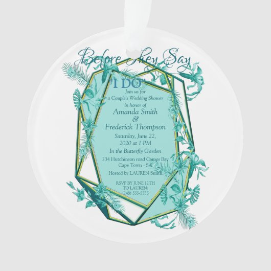 Vert émeraude sur support de texture sculptée (devant)