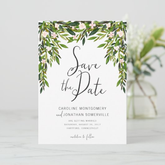 Vert Enregistrer la carte Date Nom complet (Debout devant)
