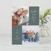 Vert Ensemble Plus Que Jamais Carte De Vacances 2  (Debout devant)