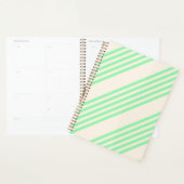 Vert et beige cinq rayures motif (Devant avec enveloppe)