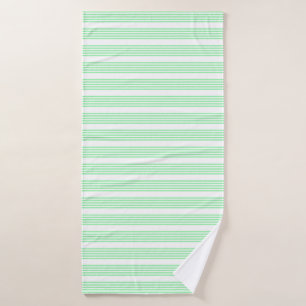 Vert et blanc cinq bandes motif