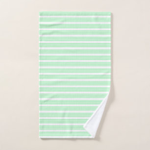 Vert et blanc cinq bandes motif
