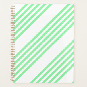 Vert et blanc cinq bandes motif