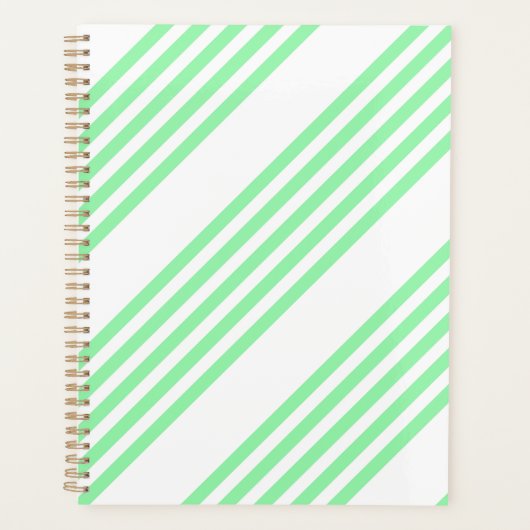 Vert et blanc cinq bandes motif (Devant)
