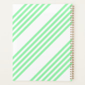 Vert et blanc cinq bandes motif (Dos)