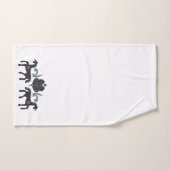 Vert et Brown scandinave (Serviette à main)