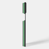 Vert et charbon de bois cinq bandes motif (Côté droit)