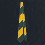 Vert et cravate Diagonal-Rayée d'or<br><div class="desc">Représentez le vert et l'or dans cette cravate diagonal-rayée. Grand pour des obtentions du diplôme, des récompenses jour, des collecteurs de fonds de propulseur, le jour d'image de classe, la fête des pères, des mariages, et des rassemblements formels de non-respect des distances de sécurité (huh ?), avec un gazillion d'autres...</div>