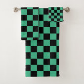 Vert et noir Checkered d'Aqua (En situation)