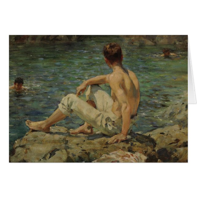 Vert et or par Henry Scott Tuke (Devant Horizontal)