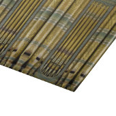 Vert et planche à découper de tuyaux d'organe d'or (Coin)