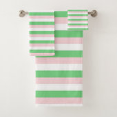 Vert et rose Motif élégant, moderne (En situation)