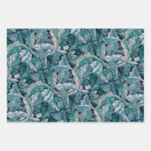 Vert et Turquoise Feuilles Morris (Devant 3)