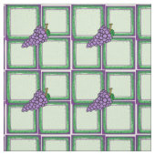 Vert et violet + tissu de raisins (Échantillon)