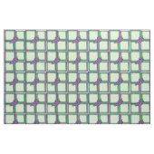 Vert et violet + tissu de raisins (Fat Quarter)