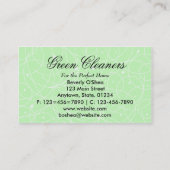 Vert flamand de carte de visite professionnelle de (Dos)