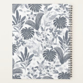 Vert floral gris tropical (Dos)