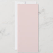 Vert Floral Simple Elégant Menu Mariage (Dos)