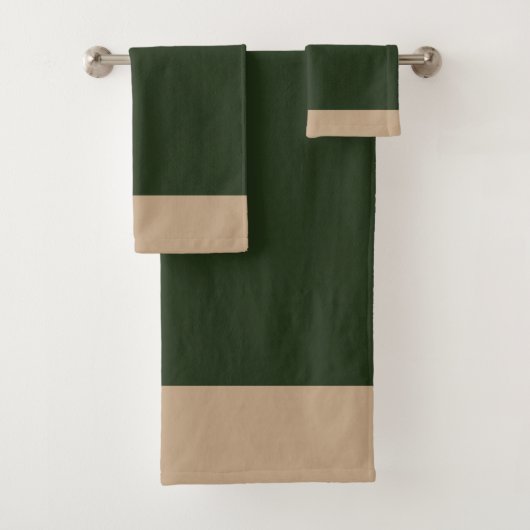 Vert forêt et beige  (En situation)