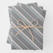 Vert Gris Avec Bandes Noires Sur Papier Aquarelle (En situation)