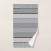 Vert Gris Avec Bandes Noires Sur Papier Aquarelle (Serviette à main)