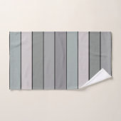 Vert Gris Avec Bandes Noires Sur Papier Aquarelle (Serviette à main)