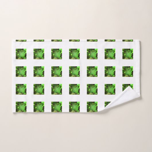 Vert herbe (Serviette à main)