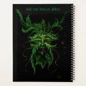 Vert Homme Fae Feuilles Noir (Dos)