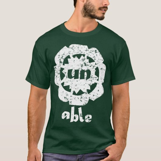 Vert incapable de T-shirt (Devant)
