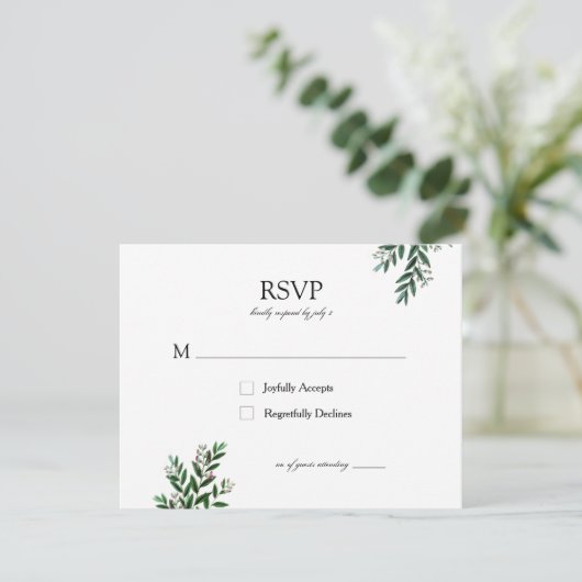 Vert italien Moderne Élégant Réponse Rustique (Debout devant)