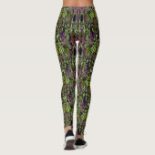 Vert - Leggings pour femmes multicolores (Dos)