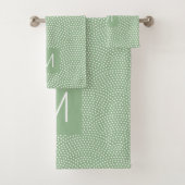 Vert Même Komon Monogrammé (En situation)