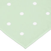 Vert Menthe Avec Nappes Pois Blanches (Angle)
