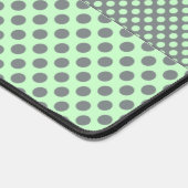 Vert menthe avec Pois gris-Monogramme STaylor (Coin)
