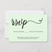 Vert menthe RSVP sans expédier Siège réservé (Devant)