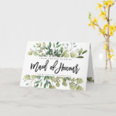 vert merci d'avoir reçu la carte d'honneur (Fleur jaune)