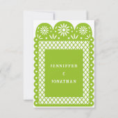 VERT MEXICAIN PAPEL menu PICADO (Dos)