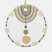 Vert Mi-Siècle Moderne Boho Arch Arche Ornements (Dos)