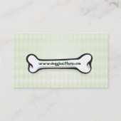 Vert mignon de cartes de visite professionnelle de (Dos)