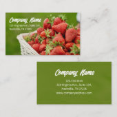 Vert mode de vie Vie saine Carte de visite (Devant / Derrière)