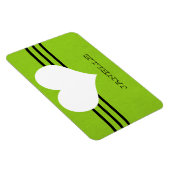 Vert moderne Coeur Flexi Magnet (Côté Droit)
